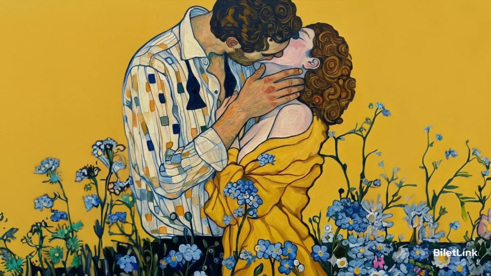 Resim - Klimt Modern Kiss