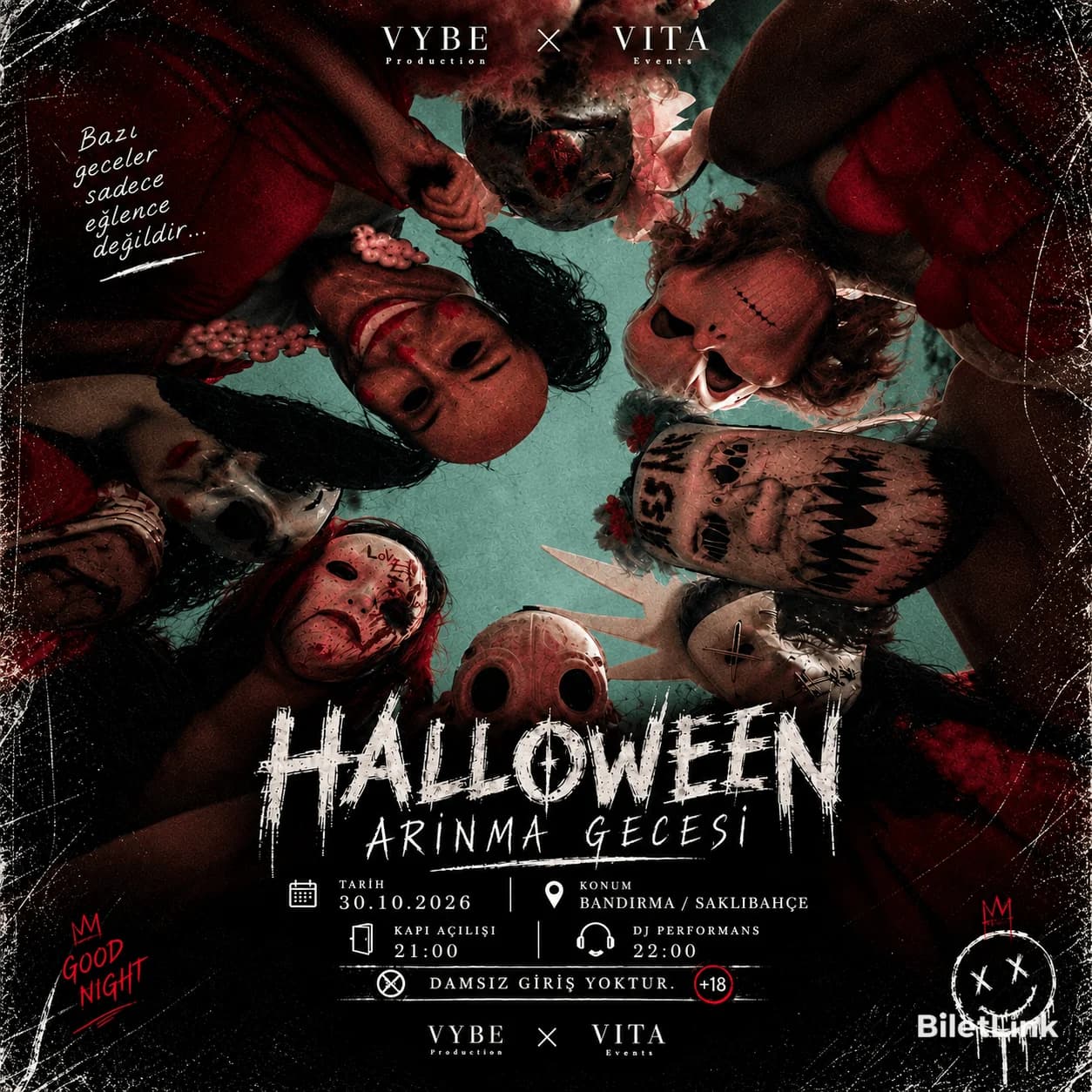 Saklıbahçe Halloween “ARINMA GECESİ”