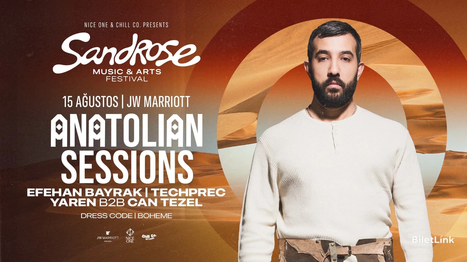 Sandrose Art & Music Festival: Anatolian Sessions (Boheme Edition) — JW Marriott Pool Garden