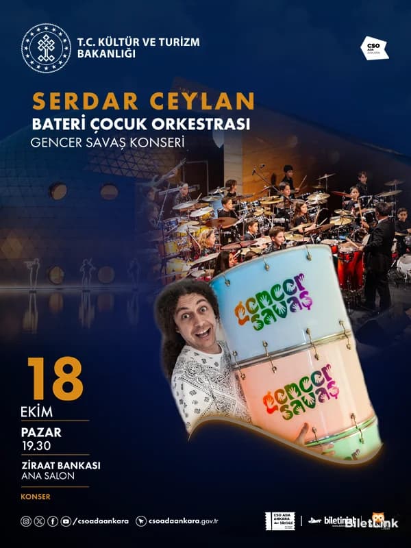 Serdar Ceylan Bateri Çocuk Orkestrası Gencer Savaş Konseri