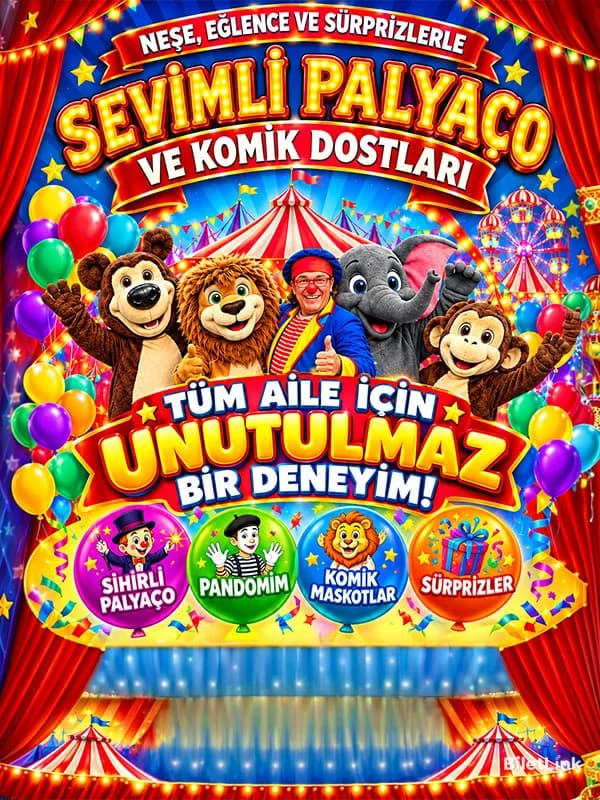 Sevimli Palyaço ve Komik Dostları