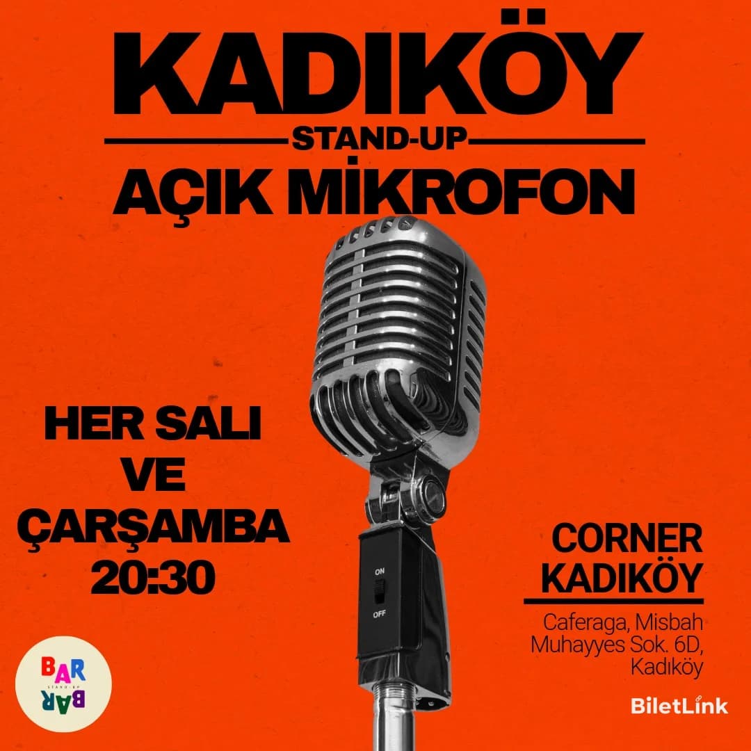 Stand up Kadıköy Açık Mikrofon Gecesi