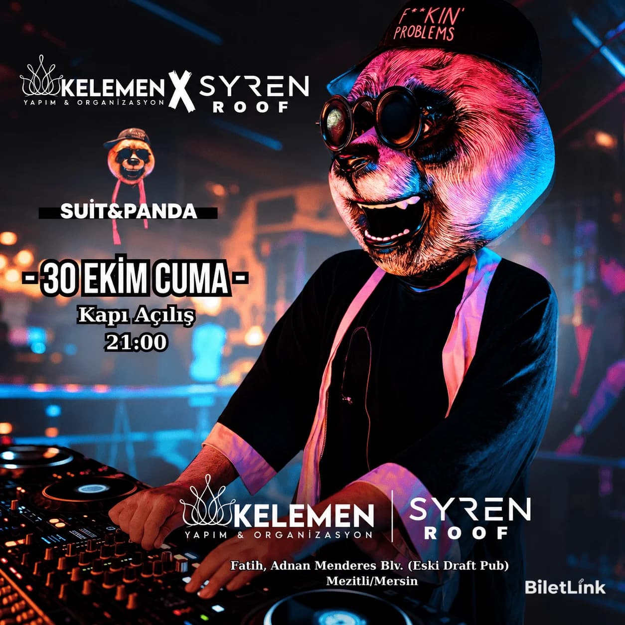 Suit & Panda Fest - SYREN Roof