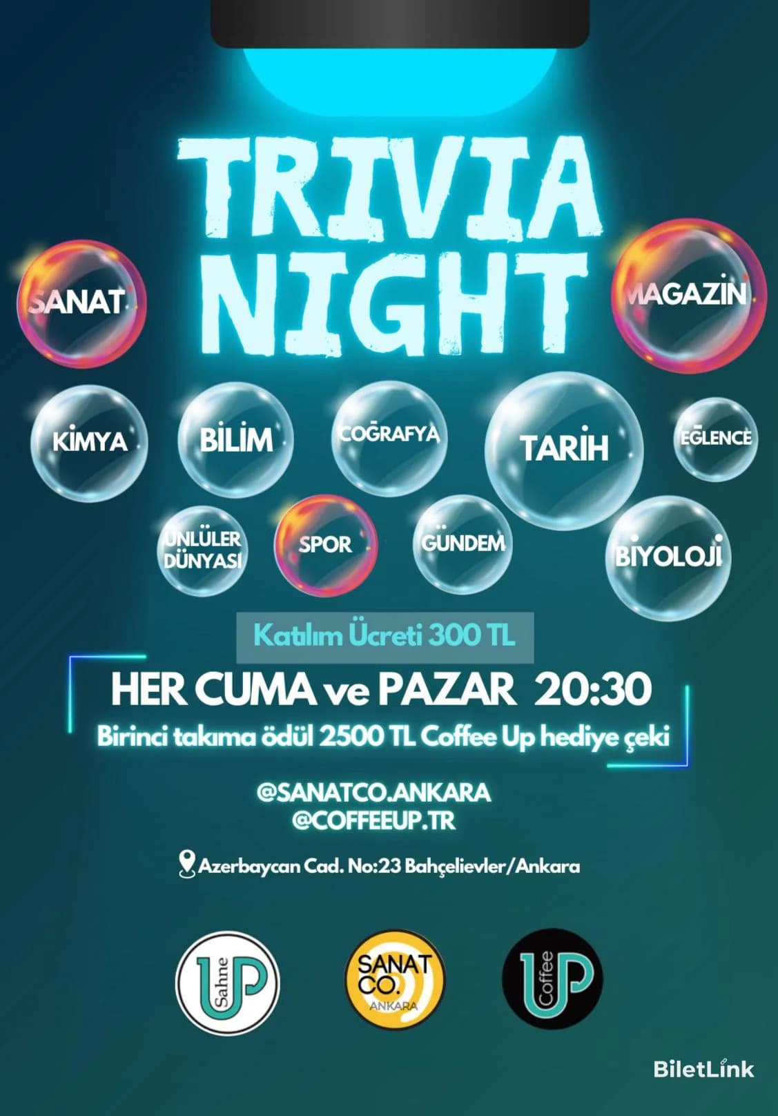 TRIVIA NIGHT YARIŞMASI CUMA