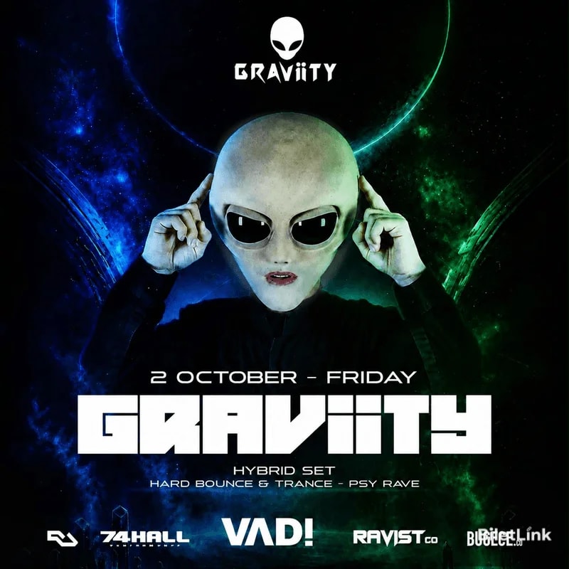GRAViiTY, RXMØ , ULVS, BERKAI