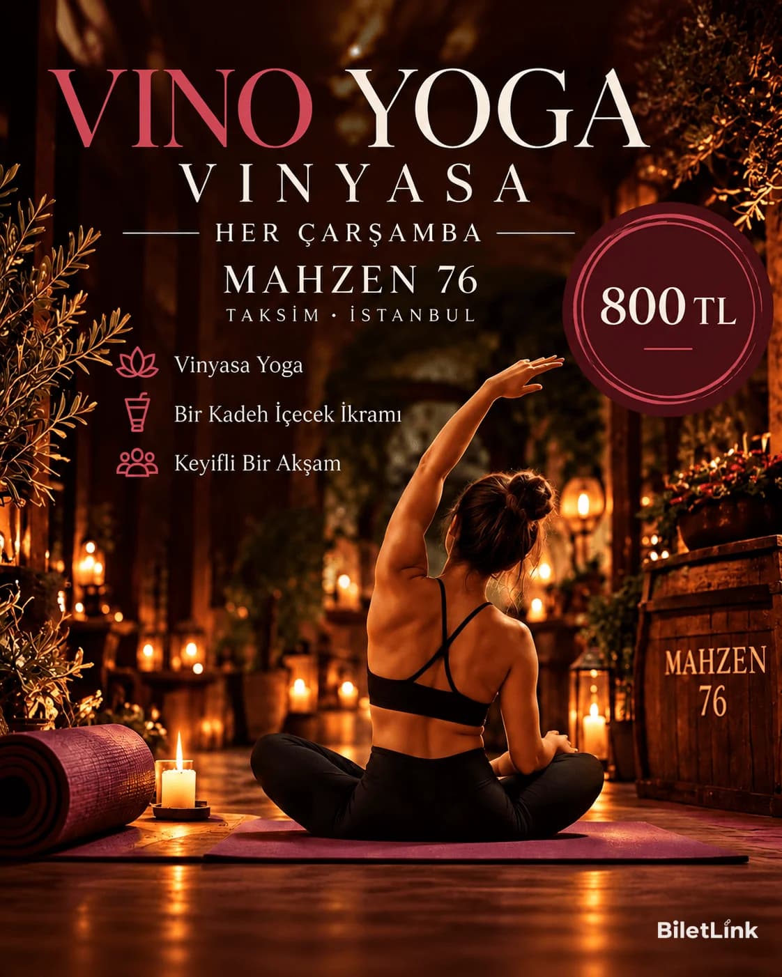 VINO YOGA VINYASA – RHYTHM & DRINK