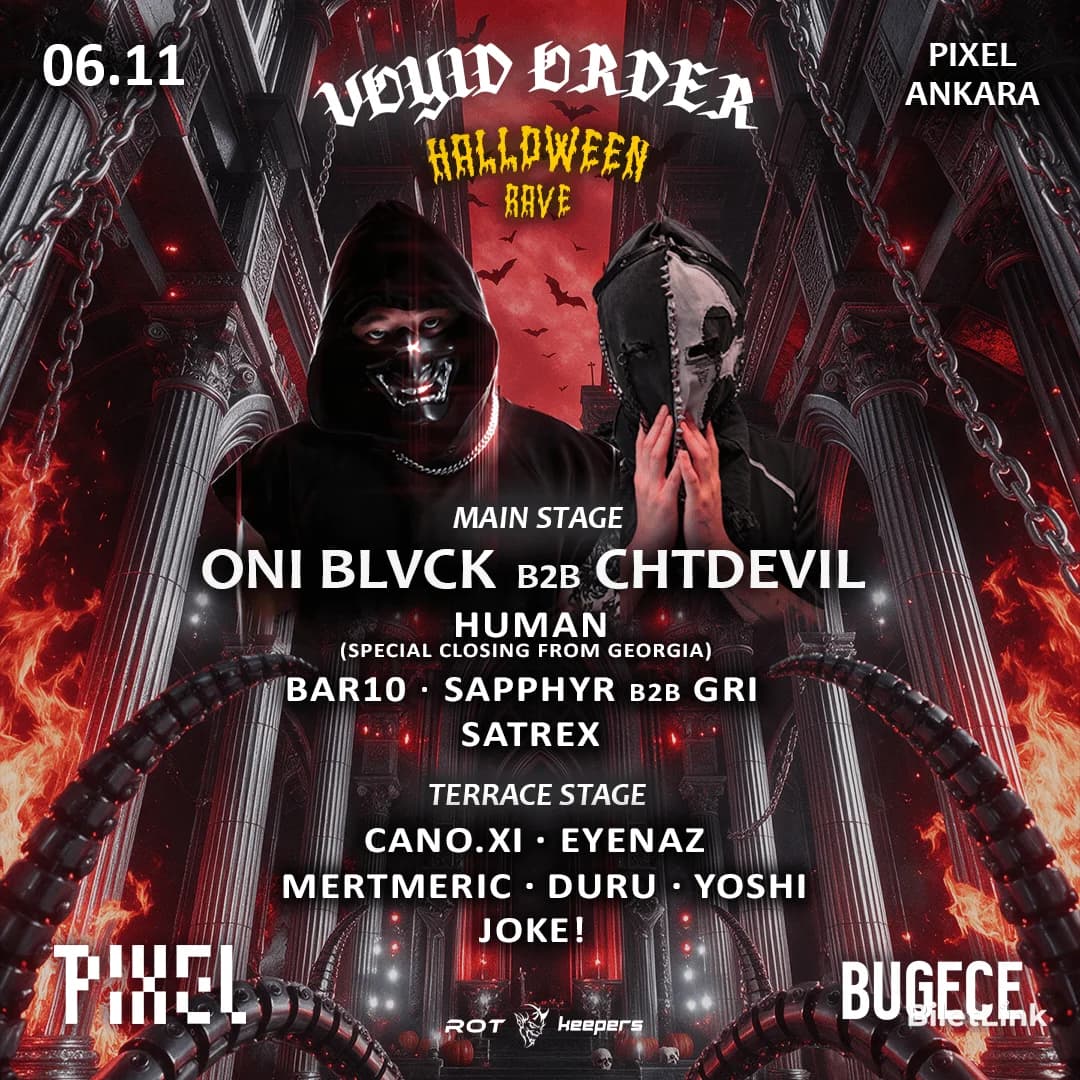 VOYID ORDER: SPECIAL HALLOWEEN RAVE - ONI BLVCK B2B CHTDEVIL