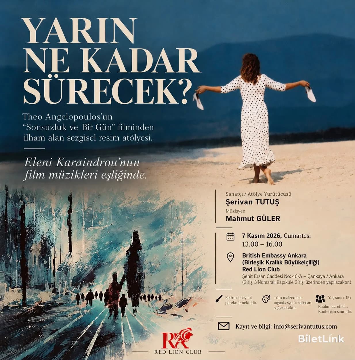 YARIN NE KADAR SÜRECEK? Theo Angelopoulos’un “Sonsuzluk ve Bir Gün” Filminden İlham Alan Sezgisel Resim Atölyesi