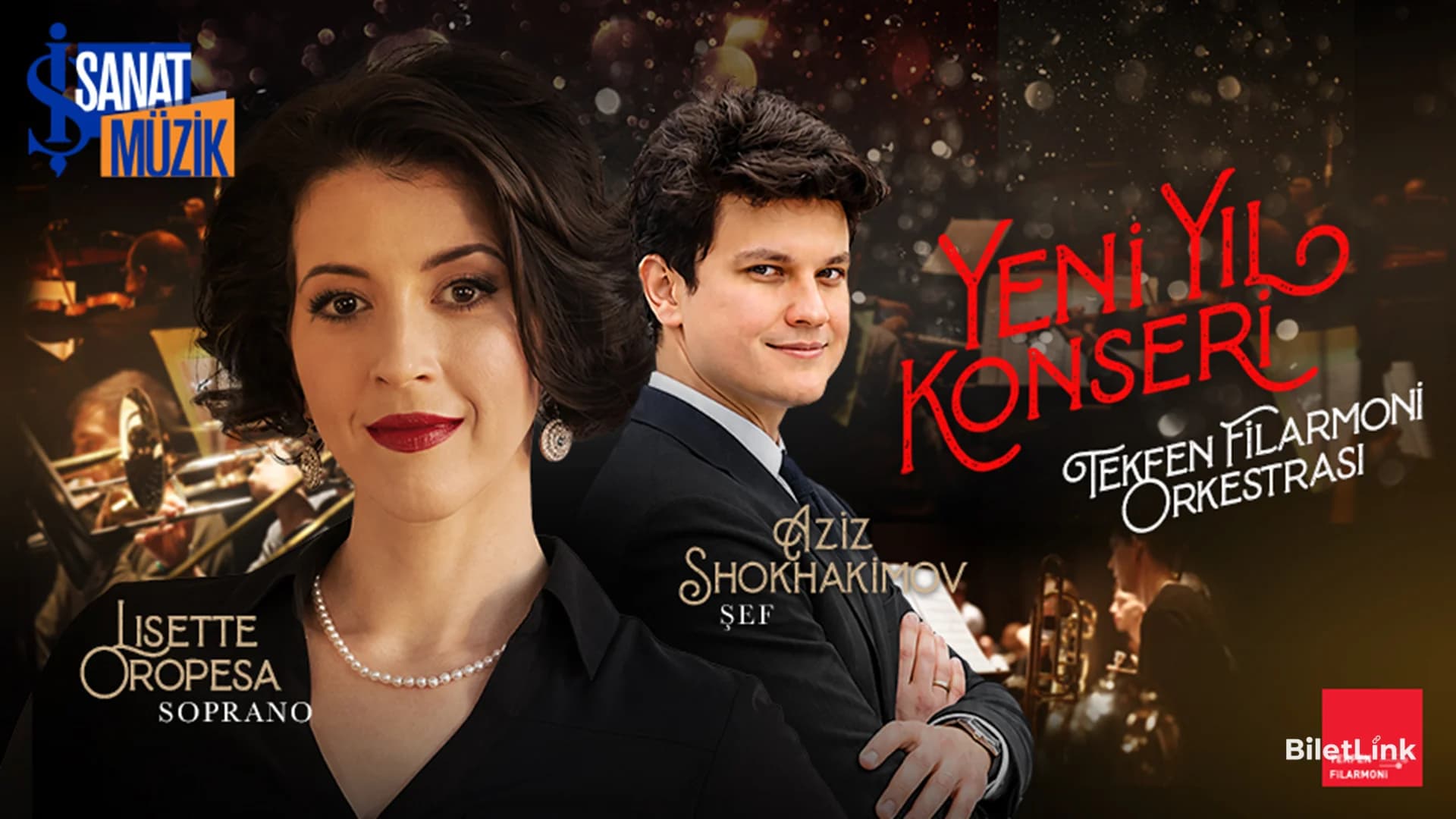 Yeni Yıl Konseri: Tekfen Filarmoni Orkestrası & Lisette Oropesa